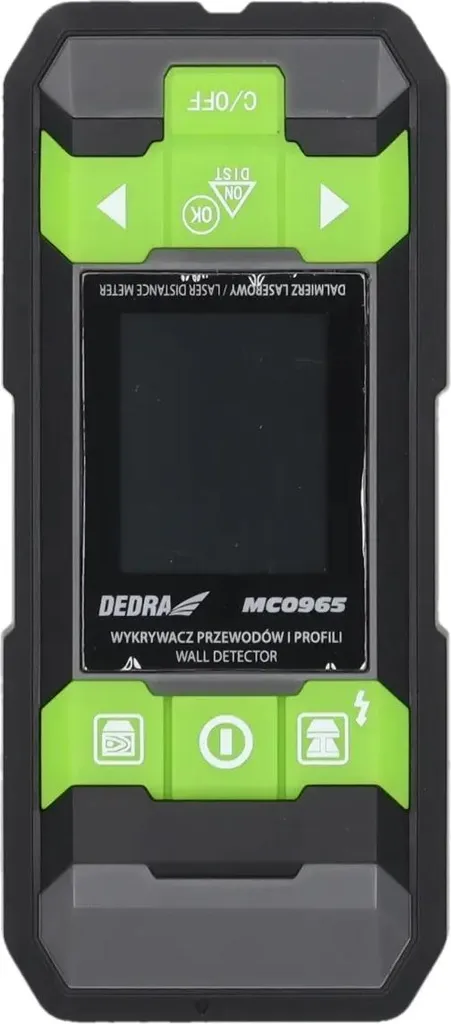 Détecteur de métaux et fils électriques Dedra MC0965 laser 40m intégré