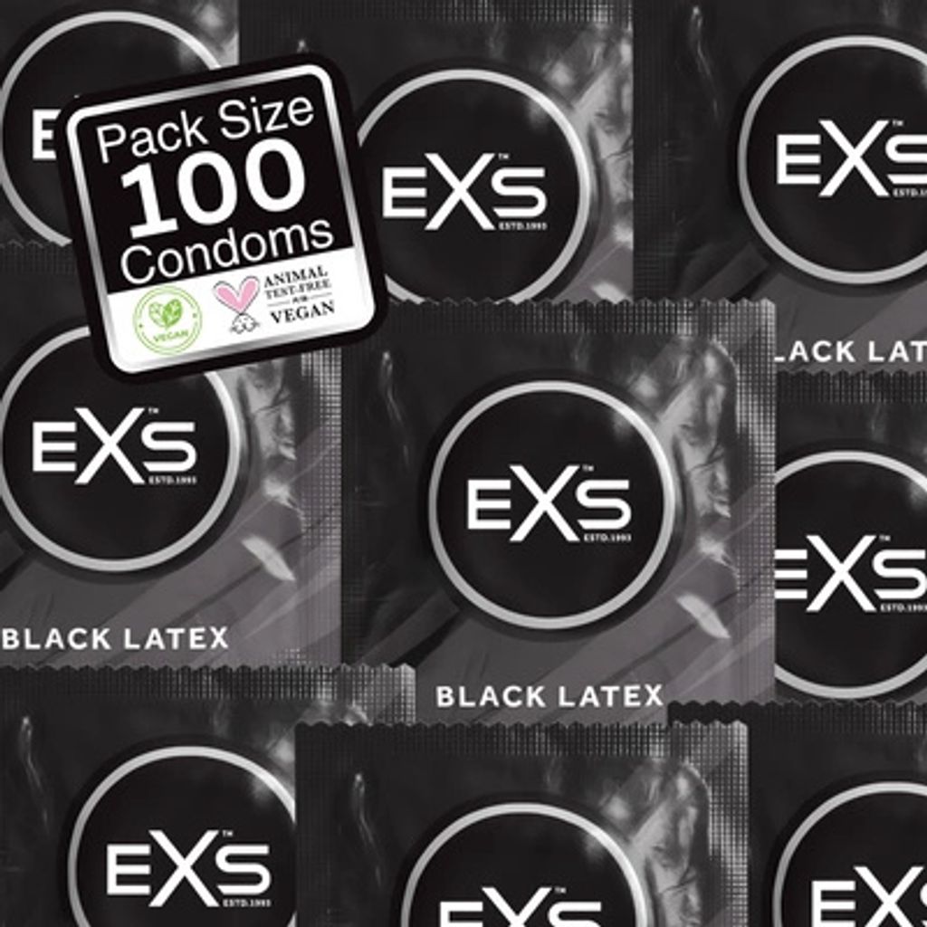 Preservativi neri 100 pz EXS Immagine del prodotto 