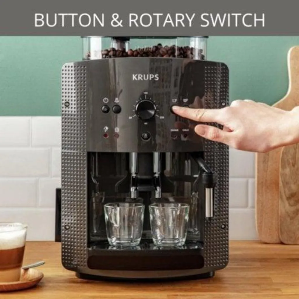Machine à café Krups EA810B70, robot grains 15 bars noir performant - 4