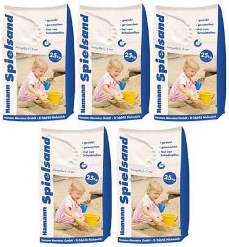 Hamann Mercatus Spielsand Classic 5 x 25 kg Produktbild 