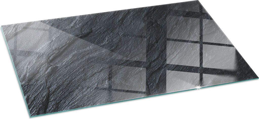Funkenschutzplatte – Glasbodenplatte für Kaminofen – Kaminunterlage aus Glas – 120x60 cm – Feuerfeste Ofenbodenplatte – Hitzebeständige...