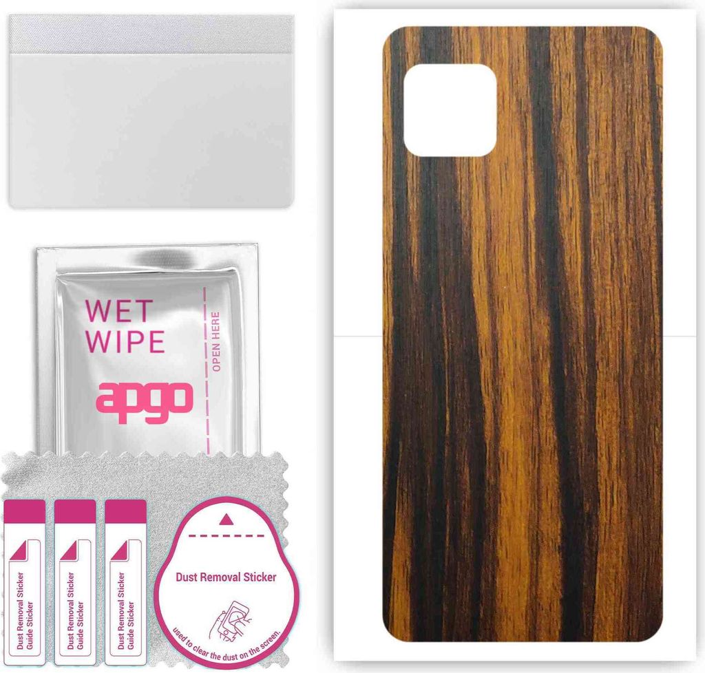 apgo Rückseite Schutzfolie, Skin, kompatibel mit Sharp Aquos Sense4 Lite, Hinten Displayschutzfolie aus Vinylfolie, kratzfest, einfache Montage - ...
