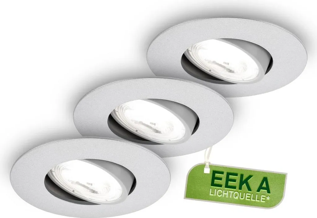 Briloner Kulana LED Set 3x Faretti Incasso 230V Classe A Orientabile