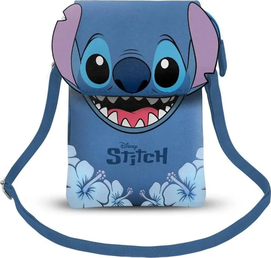 Sacoche de téléphone Disney Lilo et Stitch Karactermania Bleue One Size