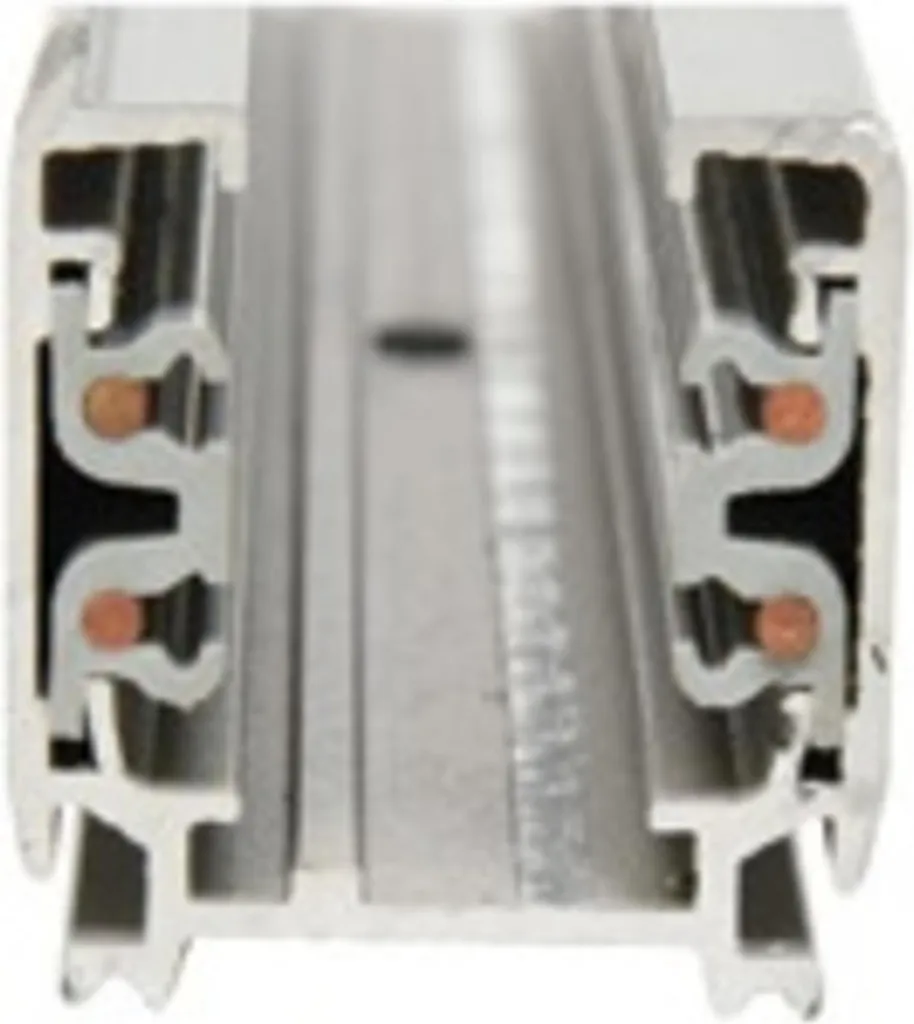 Rail triphasé Ecolite 2m noir TR-LISTA-3F/CR/2M pour éclairage LED - 2