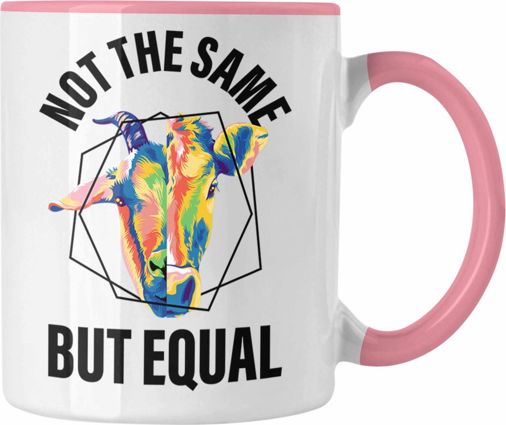Trendation - Veganer Geschenk Lustige Tasse Vegetarier Geschenkidee Tasse Lustig für Geschenkset oder Geschenkbox Vagenerin (Rosa)