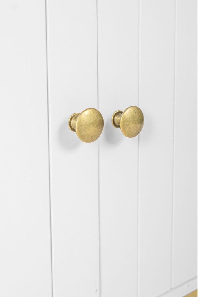 Katzenstreuschrank - Holzoptik, Metallrahmen, 2-türiges Design