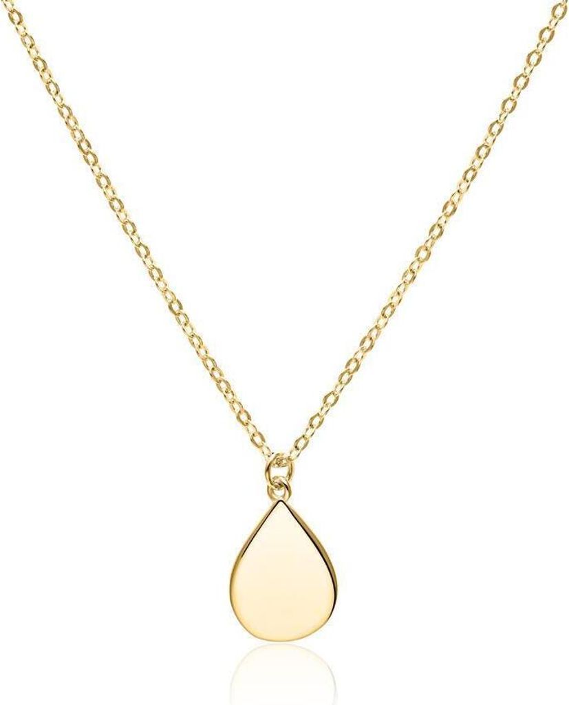 JEWLIX Damenkette Tropfen aus 925er Silber, vergoldet Produktbild 