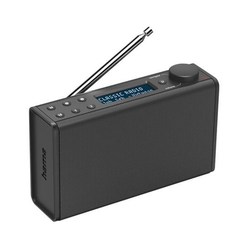 Hama DR7USB, Tragbar, Digital, DAB, DAB+, FM, 0,5 W, LCD, 5,33 cm (2.1")