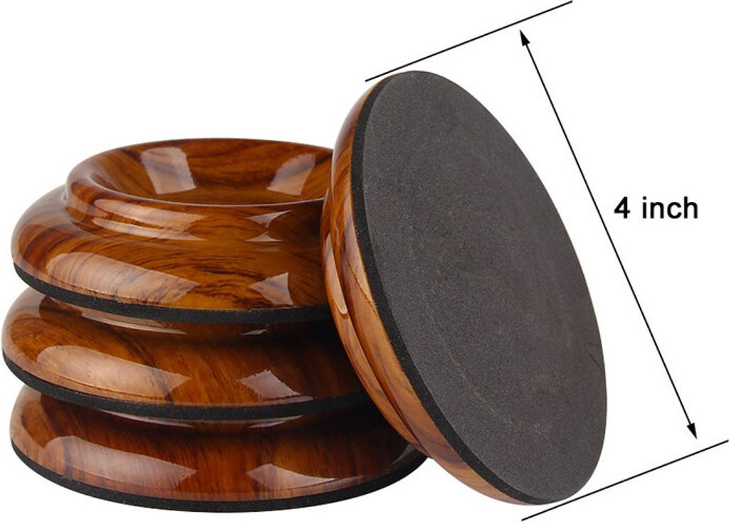balení 4 plastových podložek pod klavírní kolečka Premium Obrázek produktu 3