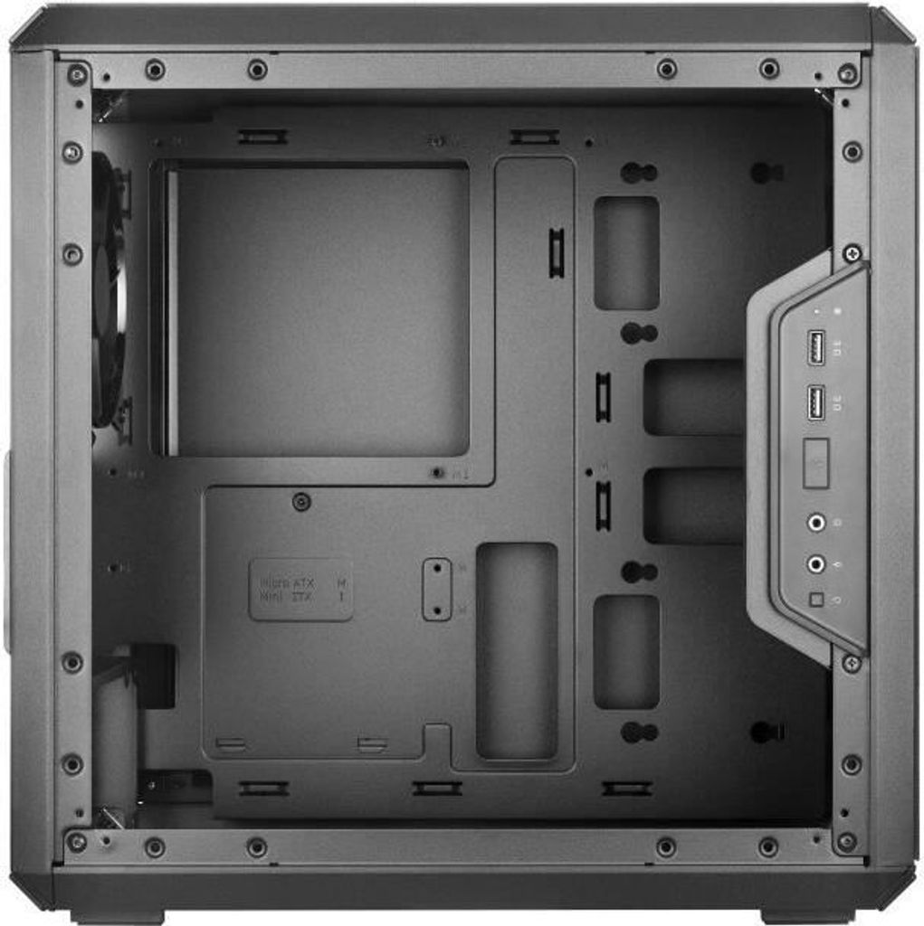 Cooler Master MasterBox Q300L Midi Tower Schwarz Produktbild 4