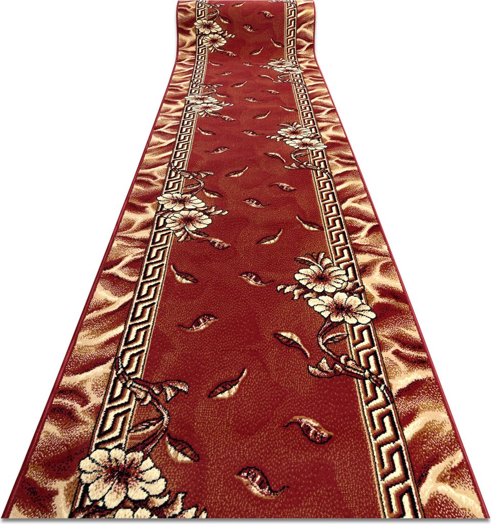 Läufer BCF TRIO Purpur 90 cm rot 90x570 cm