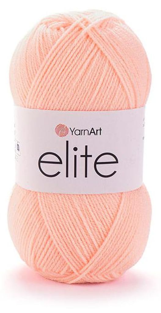 YarnArt Elite Acrylgarn 100g/300m Pfirsich Nr. 37 – weich, Produktbild 