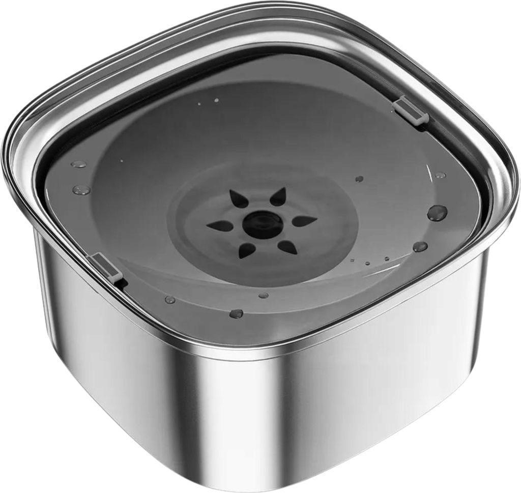 Vulpes Goods Wassernapf für Hunde, 3L Auslaufsicher Trinknapf Reisenapf, Rostfreier Stahl, rutschfest Katzen Hund Haustiere Hundenapf Anti-Schwapp...