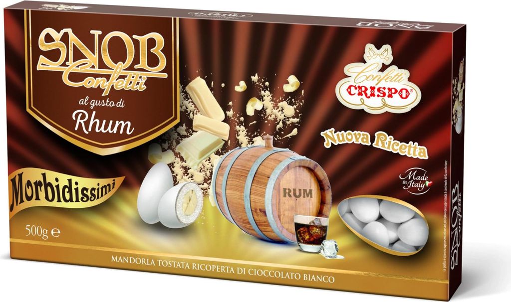 CONFETTI CRISPO | Snob alla Mandorla | RHUM | 500 gr