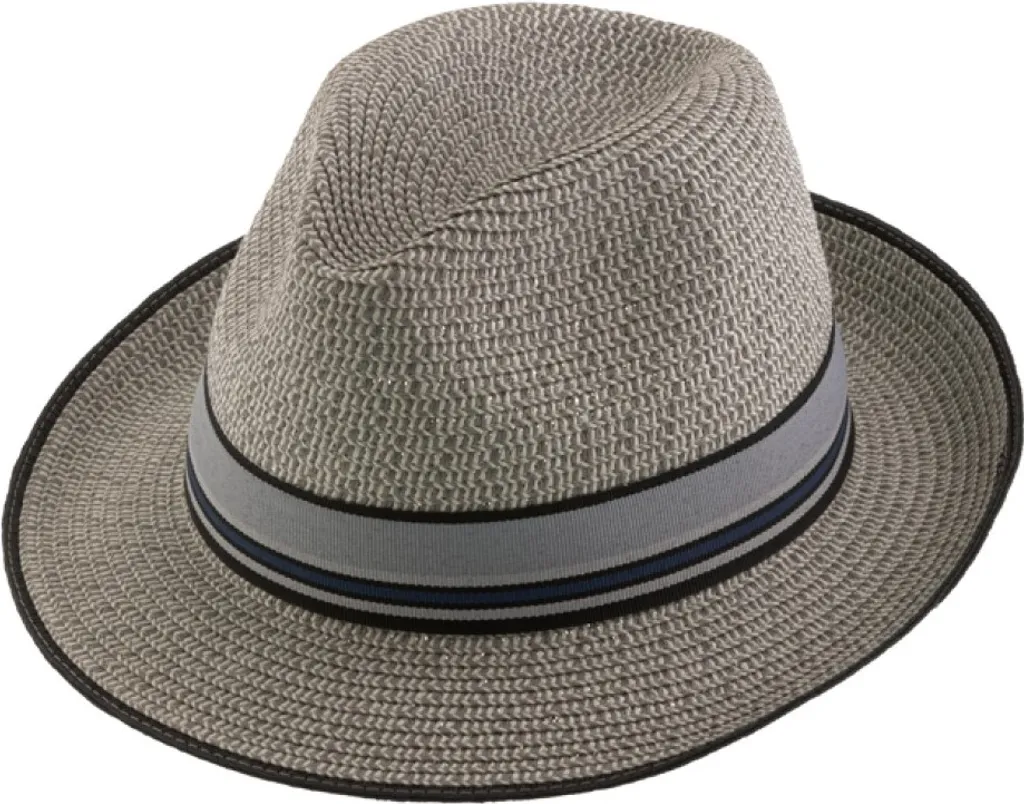 Chapeau de soleil Fedora pliable pour homme et femme en papier tressé