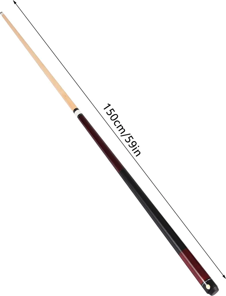 Queue de billard antidérapante en cuir PU avec tête 13mm bois d'érable