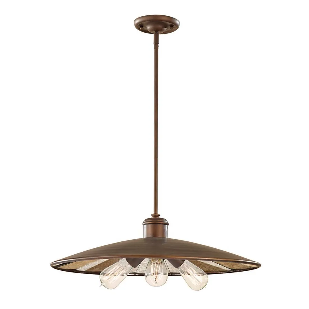 Suspension Bronze Urban Renewal Feiss FE-URBANRWL-3P-E Style Rétro