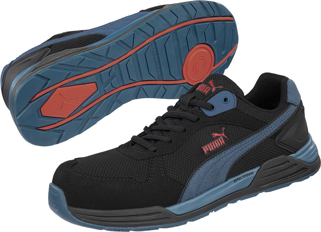 Chaussures de sécurité Puma Frontside Black/Blue Low Image du produit 