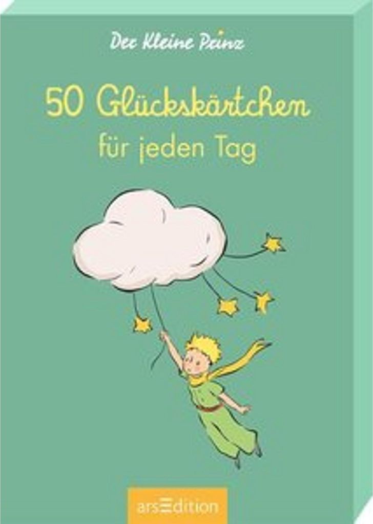 Der Kleine Prinz. 50 Glückskärtchen für jeden Tag Immagine del prodotto 