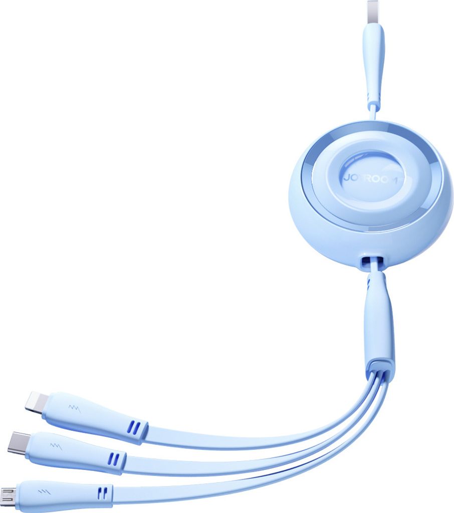 JOYROOM 3in1 Joyroom Colorful USB to USB-C/Lightning/Micro Produktbild 