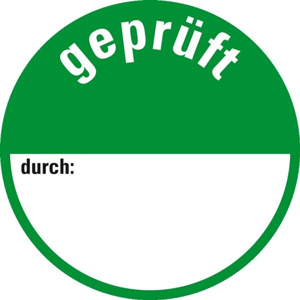 Dreifke Aufkleber I Klebepunkte für Qualitätskontrolle , Folie, selbs...