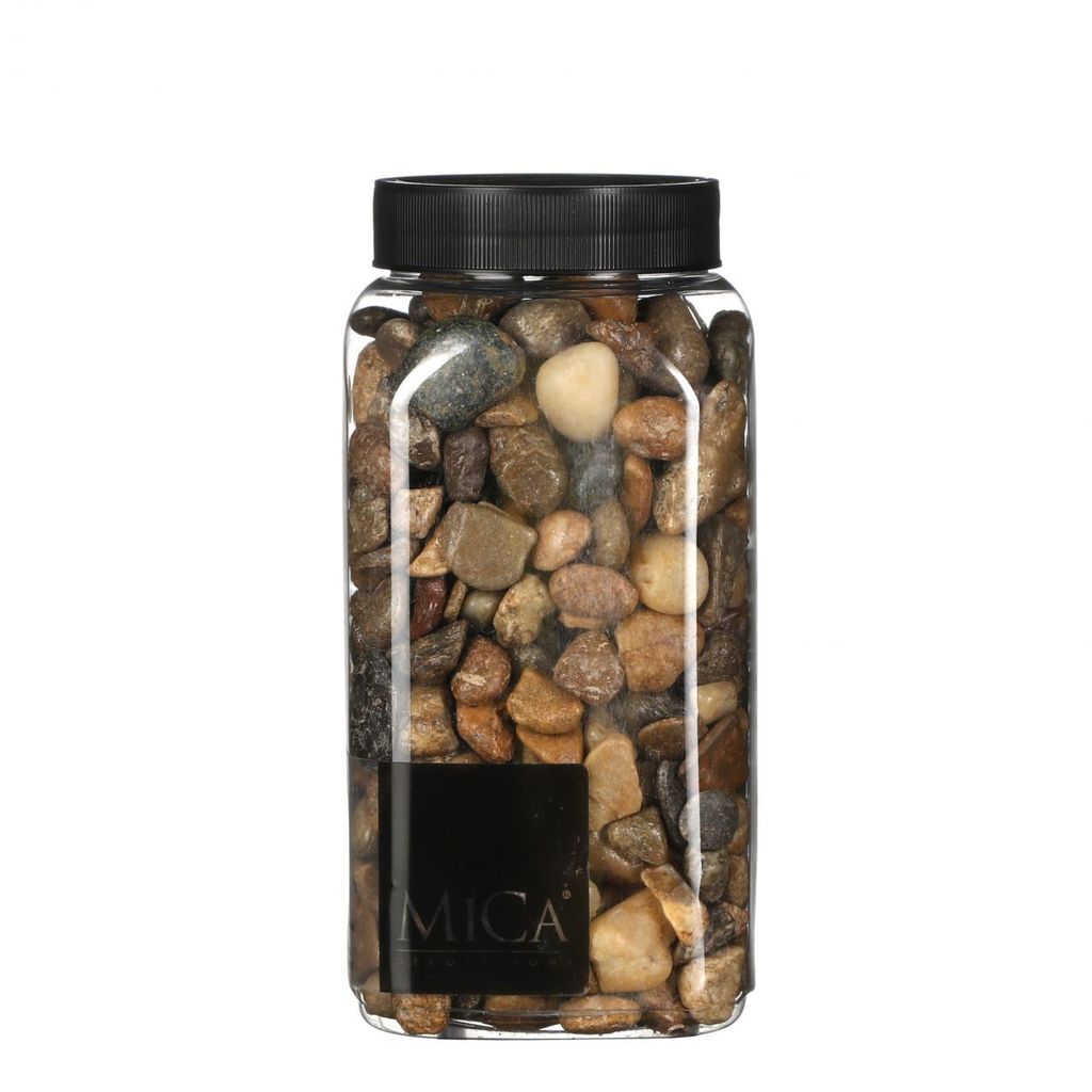 Mica Decorations Dekorative Steine braun 650 ml 1 kg Produktbild 