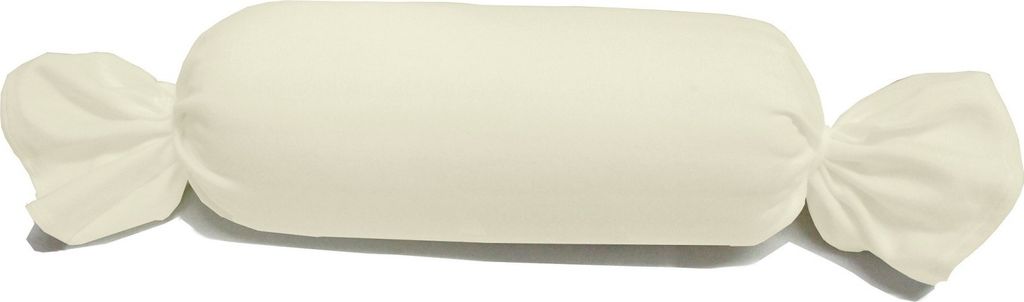 Nackenrollenbezug 15x40 cm : Farbe - Creme