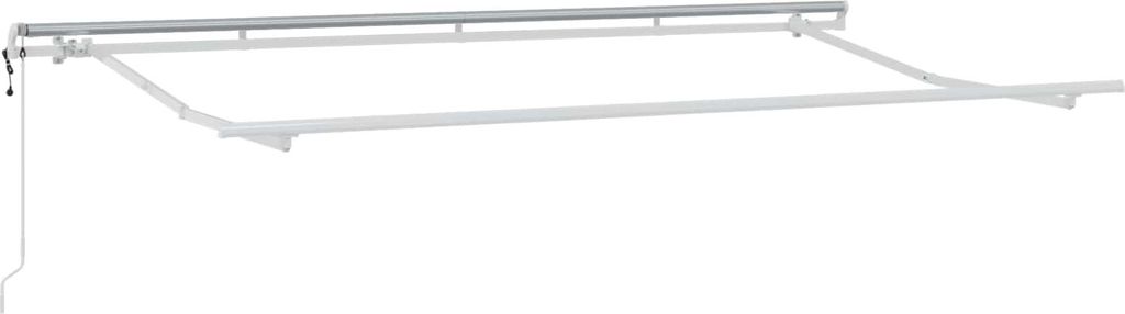 vidaXL Einziehbare Markise Creme 400 x 200 cm Polyester und Aluminium