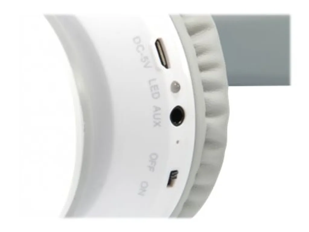 Casque Sans Fil PARRIS Bluetooth 4.2 Blanc avec Microphone Haute Qualité - 5