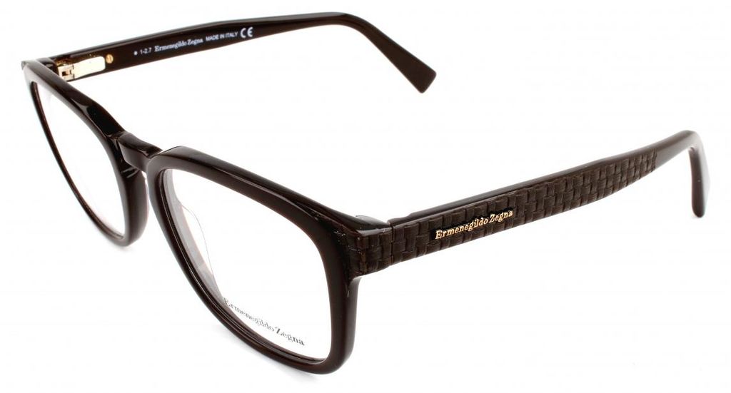 Ermenegildo Zegna EZ5109 Dark brown 52/19/145 Herren Brillen