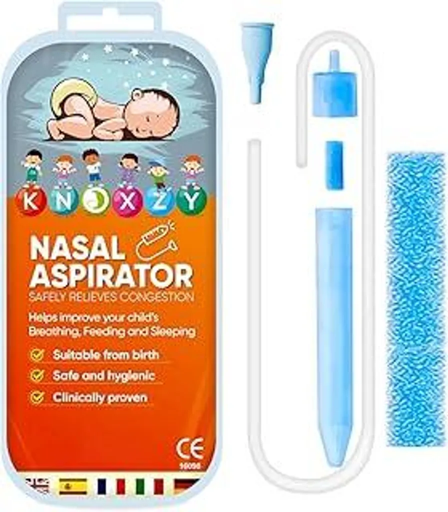 Aspiratore Nasale Neonato Professionale con 9 Filtri Extra Igienici