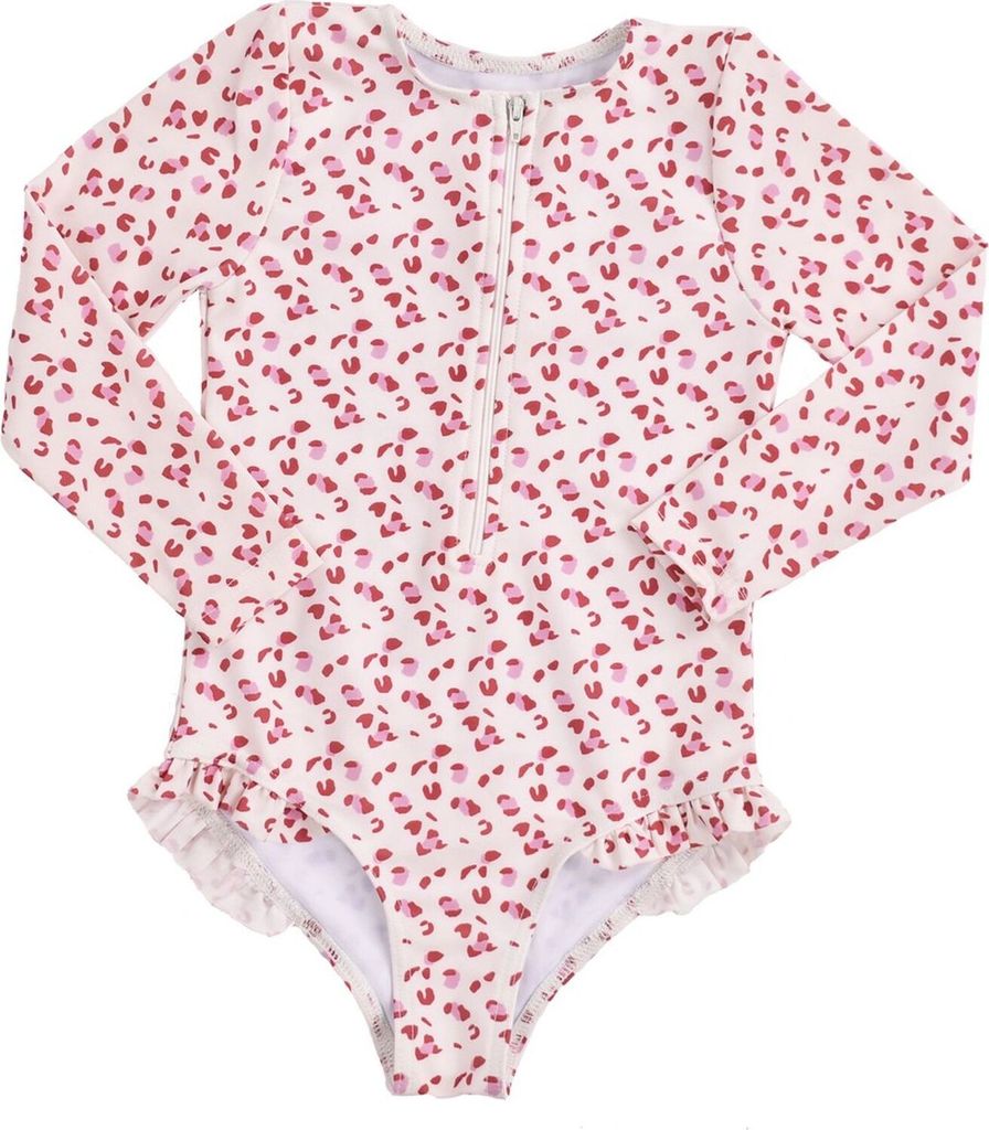 Swim Essentials Langarm-UV-Badeanzug, für Mädchen altrosa Produktbild 