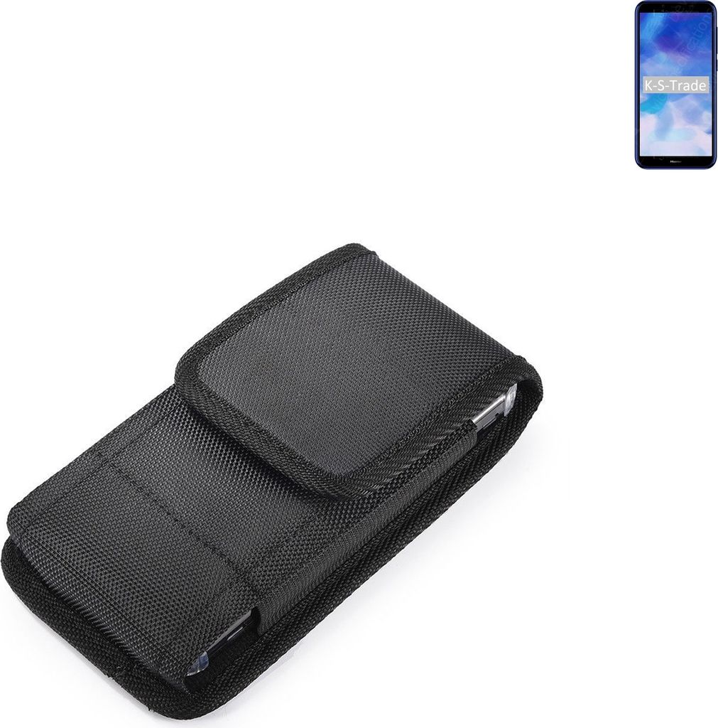 Holster Gürteltasche kompatibel mit HiSense F27 Holster Gürtel Tasche wasserabweisend Handy Hülle Schutz Hülle Outdoor schwarz K-S-Trade