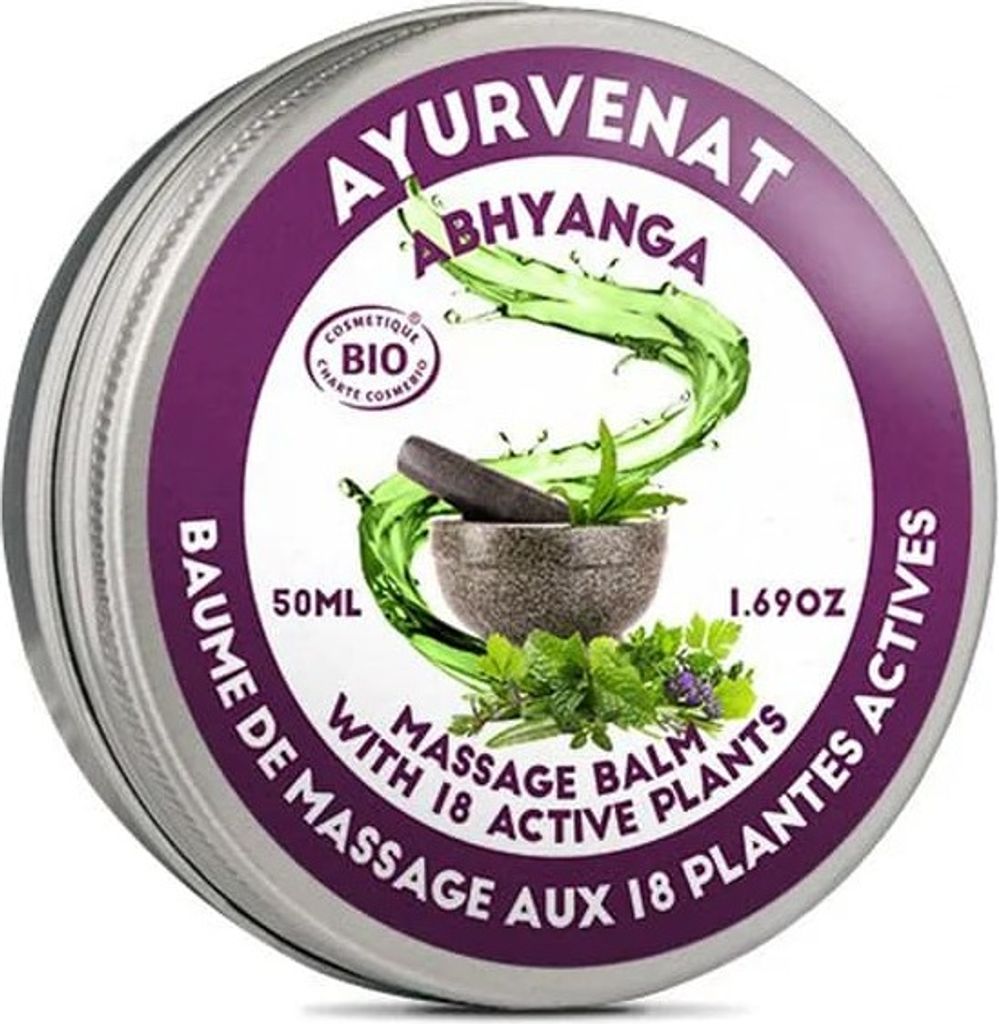 Ayurvenat Massage Balsam 18 ayurvedische Kräuter BIO -- 50 ml
