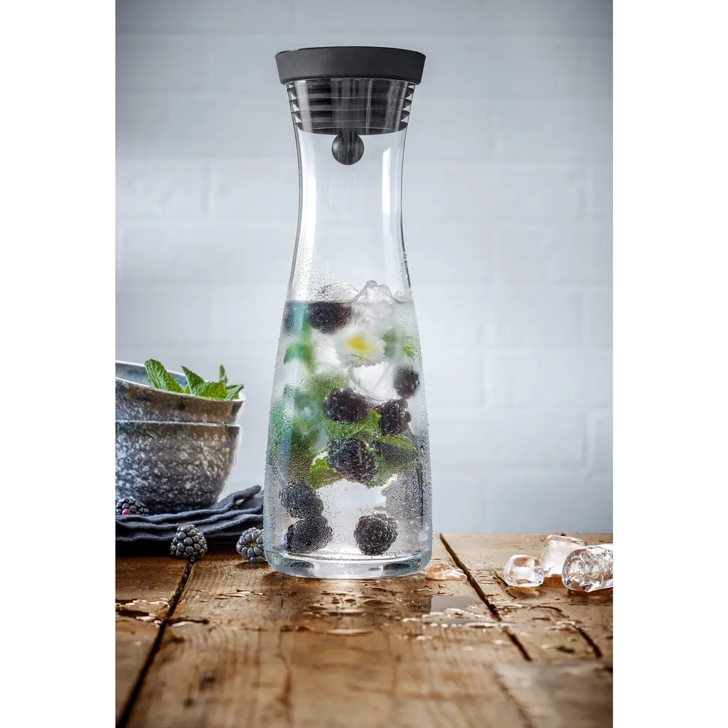 WMF Basic Wasserkaraffe, 1 l, Schwarz 3201000577 4000530692108 - 5