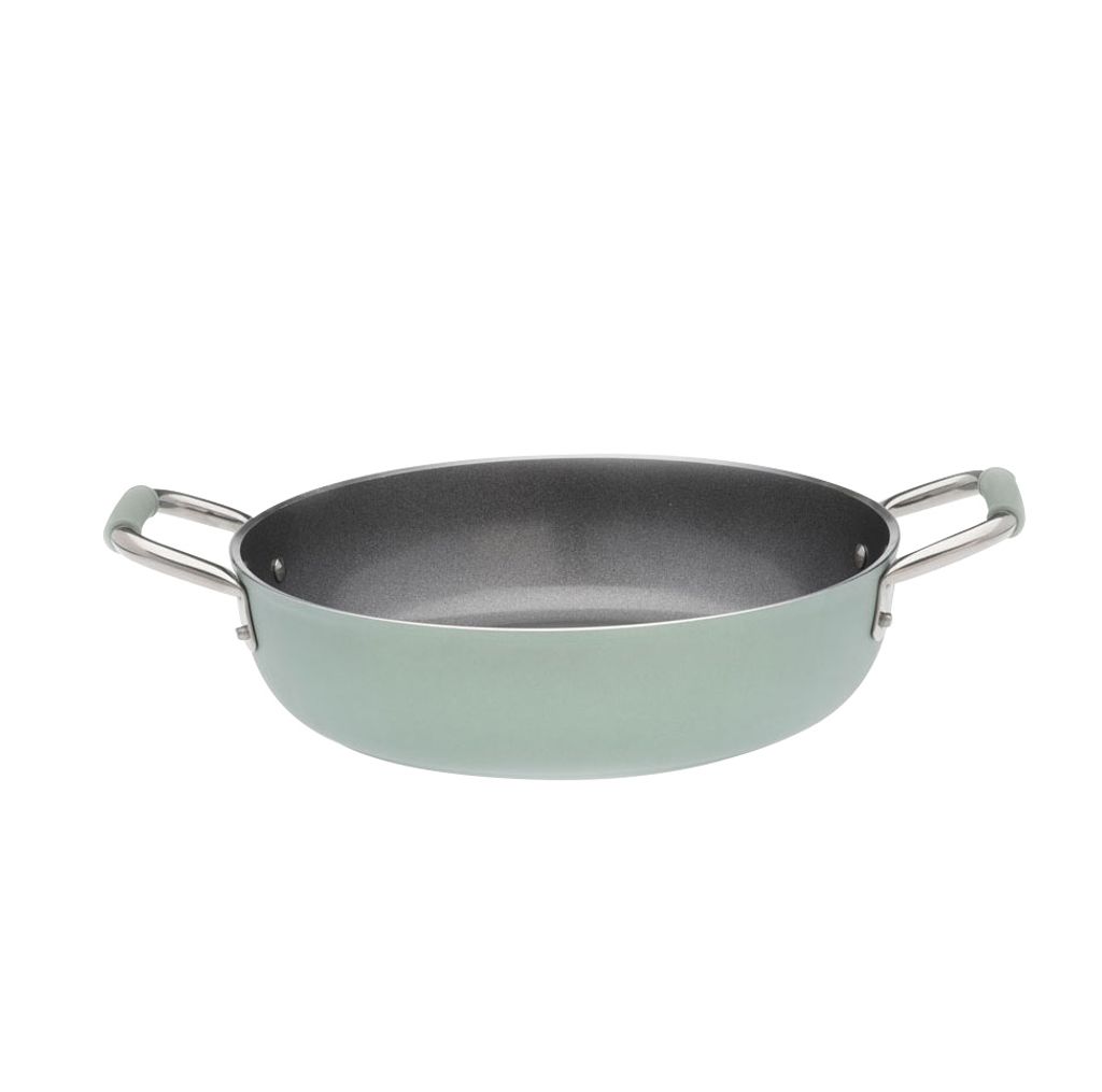 -freie Schmorpfanne Ø 28 cm - Primecook - Gas und Induktion - sichere und strapazierfähige Ecoshield Antihaftbeschichtung - 100% sicher und gesund