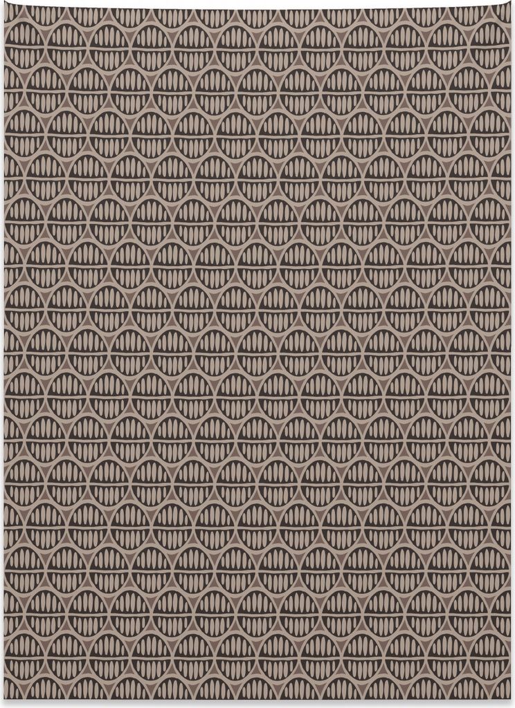 Abakuhaus Stammes Wandteppich, Afrikanisches Clannish-Muster aus Weiches Mikrofaser Stoff Kein Verblassen Klare Farben Waschbar, 110 x 150 cm, Warm...