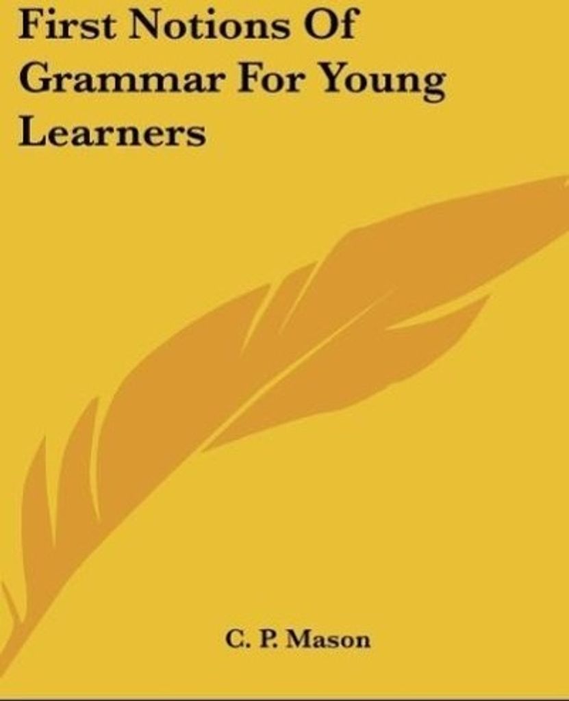 First Notions Of Grammar For Young Learners
