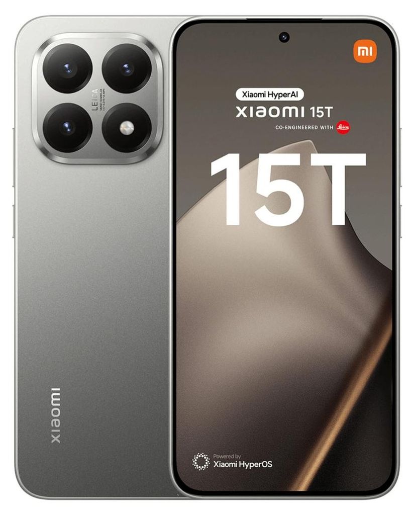XIAOMI 15T 5G Smartfón 12 GB/512 GB Sivý Obrázok produktu 