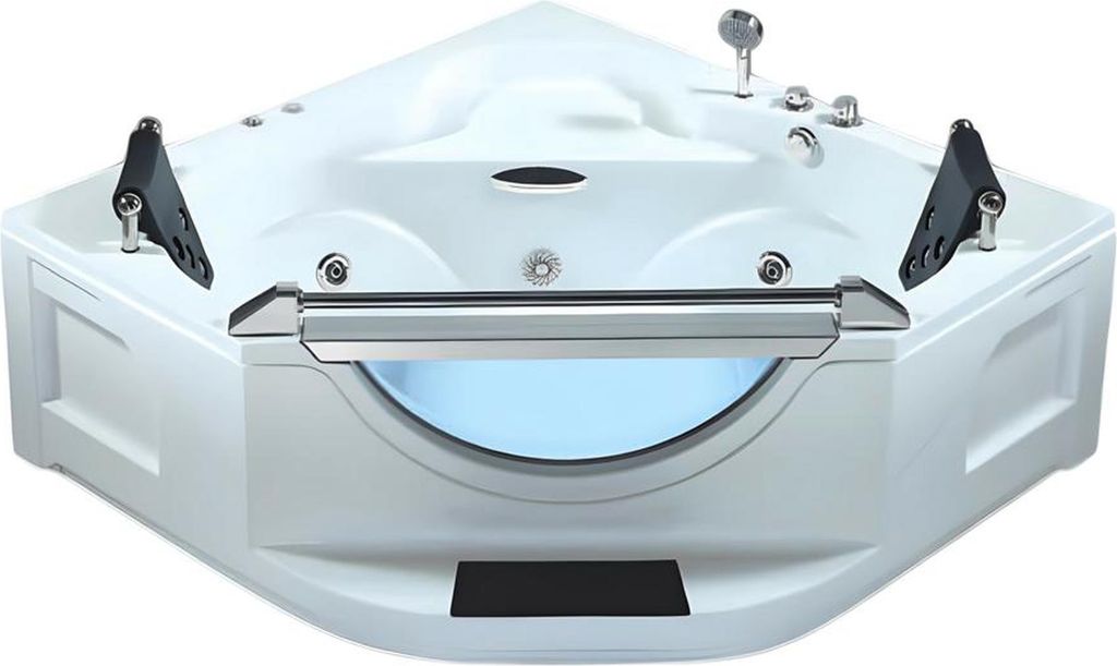 Massagebad Whirlpool Whirlwanne Hot Tub Blubberbad Hydromassagewanne 165x165 cm