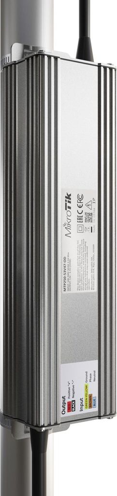 Mikrotik MTP250-53V47-OD, Netzvermittlung, Draußen, 100-240 V, 50/60 Hz, 250 W, 53 V