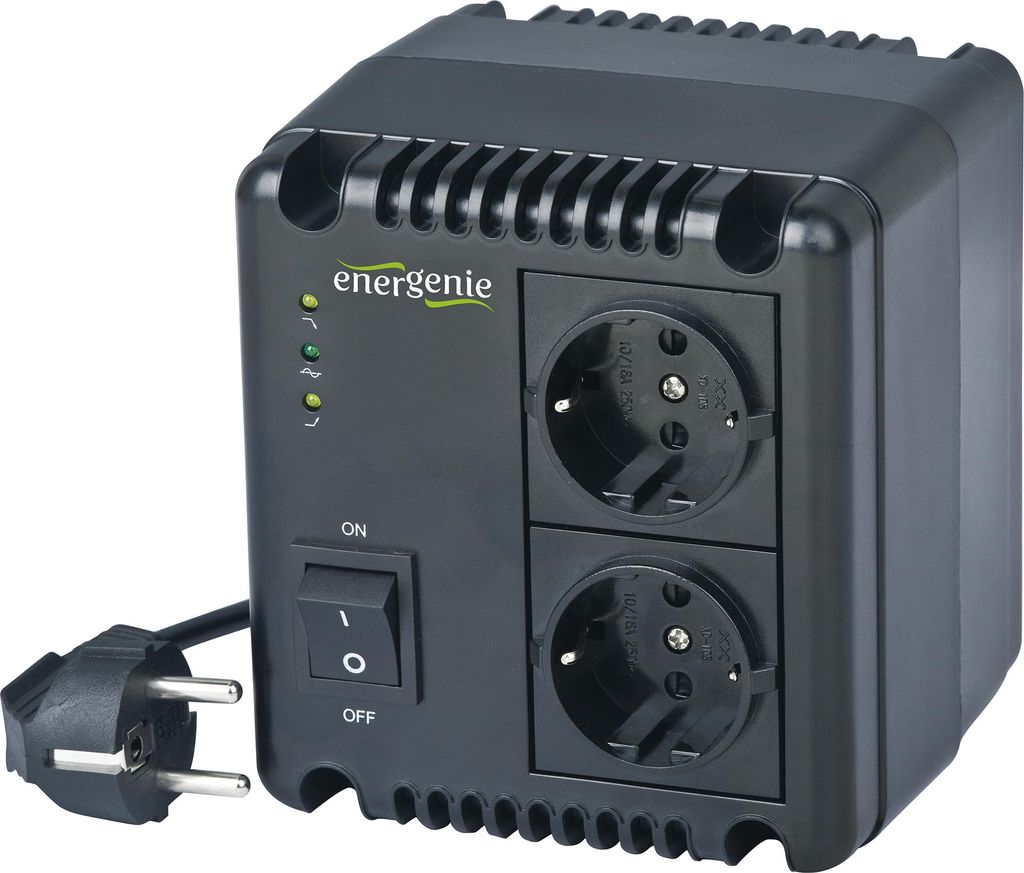 gembird Automatischer Wechselspann, LED, 220 V AC, 1000 VA Image du produit 