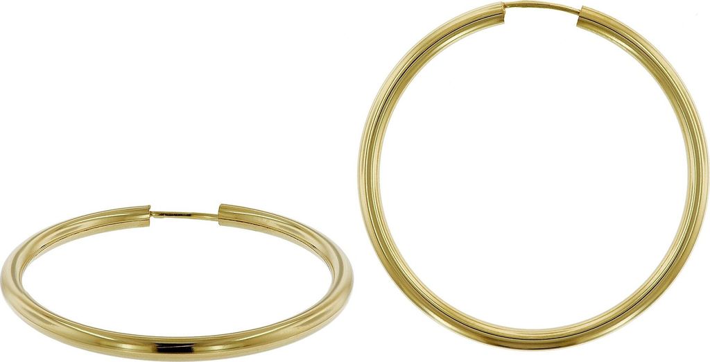 trendor 51174 Ohrringe Creolen Gold 333 / 8K Breite 2,5 mm Ø 38 mm 1