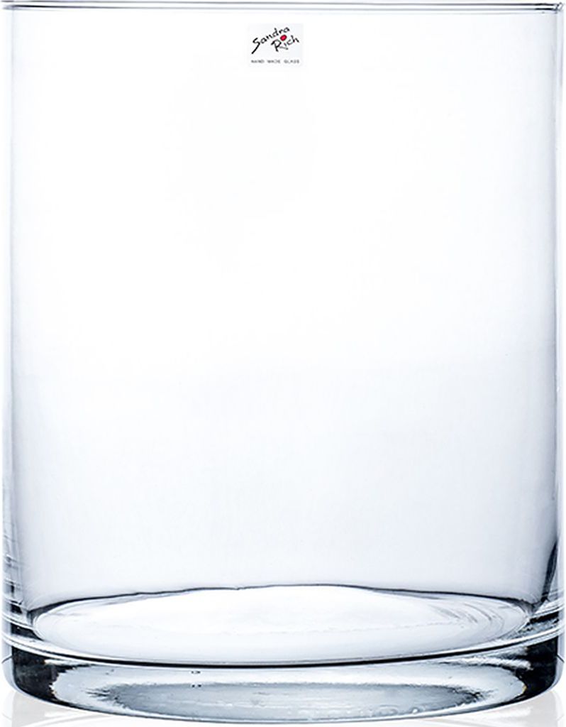 CYLI cylindrical vase - klar - 25x25x30cm - Glas Produktbild 