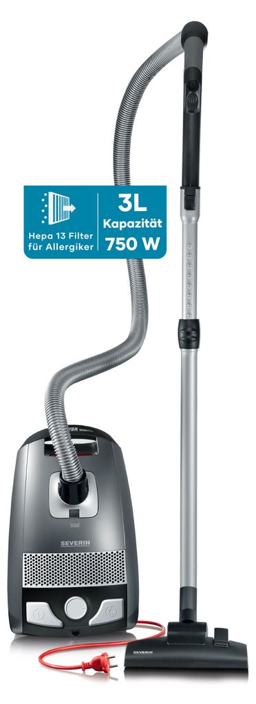 Severin Bodenstaubsauger mit Beutel »S´ POWER® snowwhite« Produktbild 