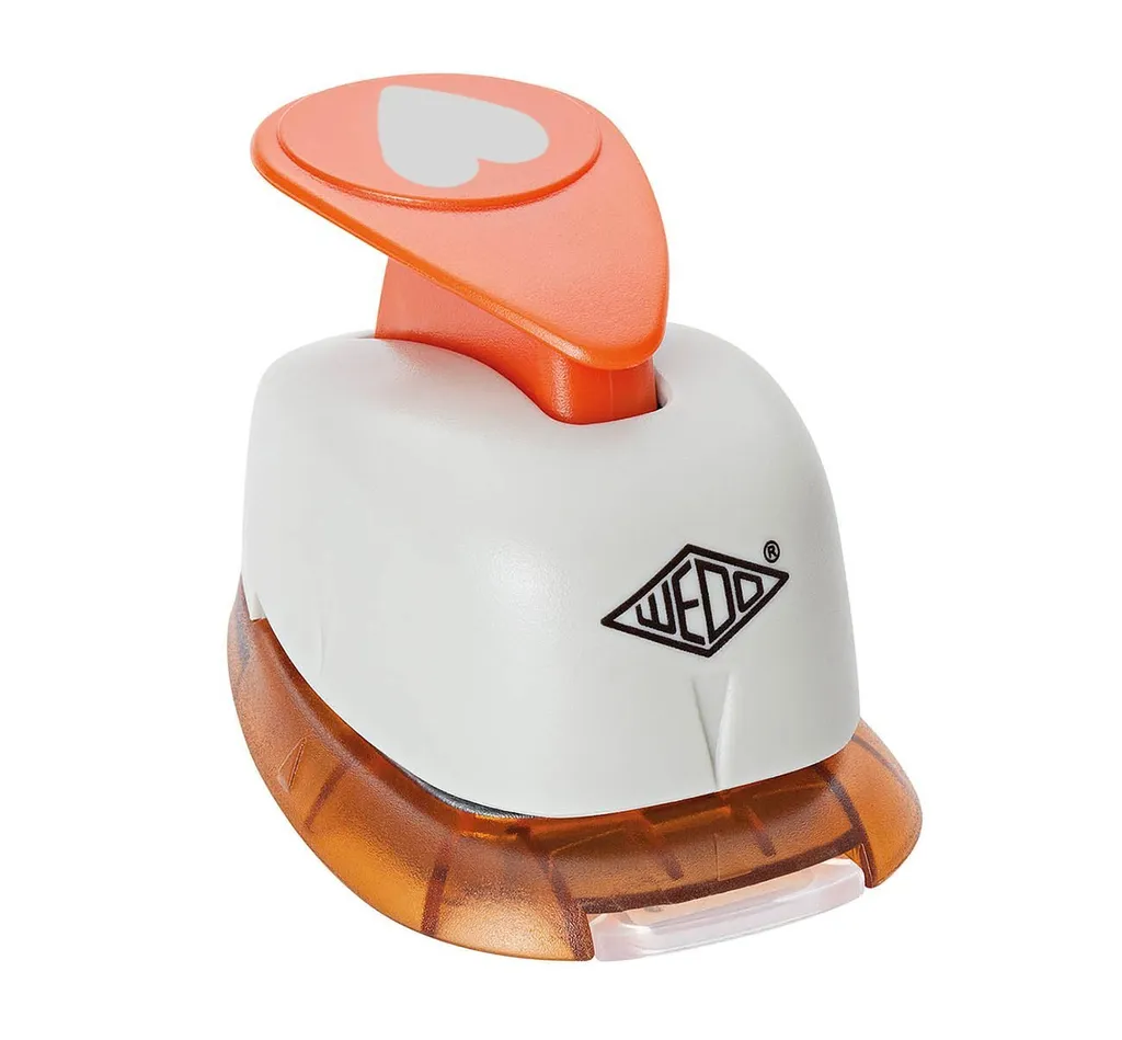 WEDO 168201 Motivlocher Herz - Perforatore Alta Precisione 7,5cm