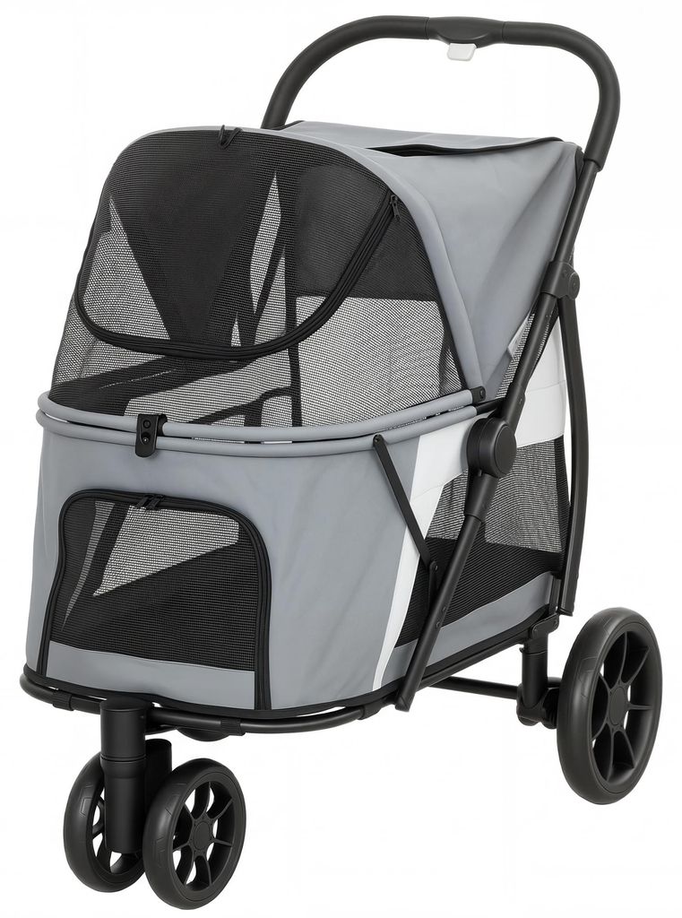 PawHut Hundewagen Faltbar Hundebuggy bis 20 kg mit Produktbild 