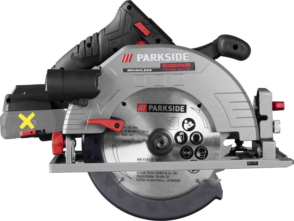 PARKSIDE PERFORMANCE® 40 V Akku-Handkreissäge »PPHKSA 40-Li Produktbild 