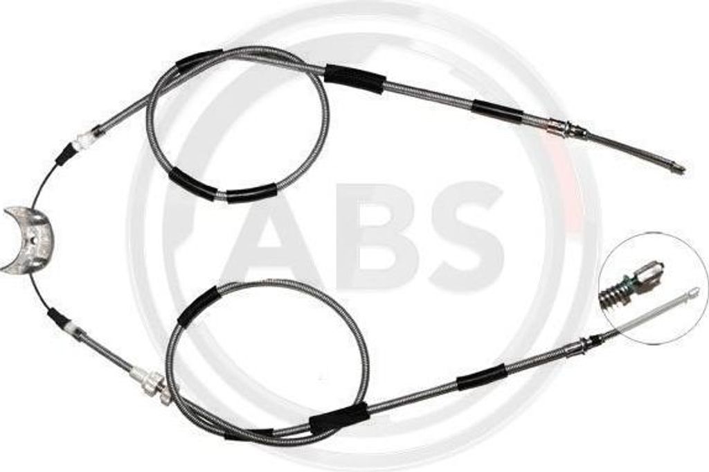 A.B.S. K10615 Seilzug, Handbremse OE 6161952 kompatibel mit Escort